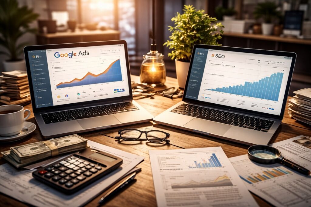 Google Ads vs SEO for Villa Park Businesses (2026)