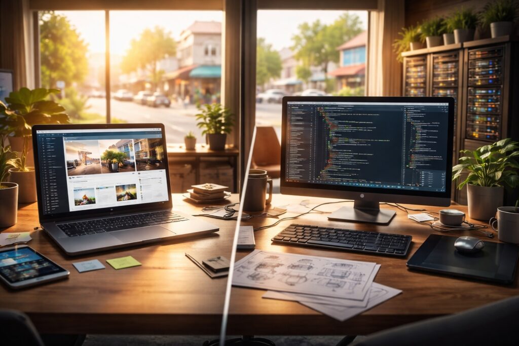 WordPress vs Custom Website Development in Villa Park